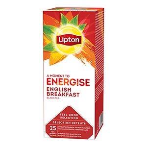 Boite de 25 sachets de thé noir English Breakfast Feel Good - LIPTON