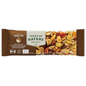 Barres noix du Brésil bio - TASTE OF NATURE - 40g x16