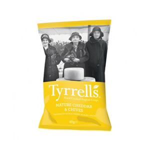 Chips au cheddar - TYRRELLS 40g x 18