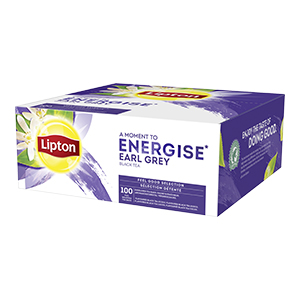 Boite de 100 sachets de thé noir Earl Grey Feel Good - LIPTON