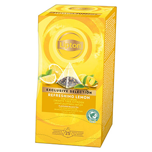 Boite de 25 sachets de thé noir citron - LIPTON
