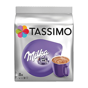 8 dosettes chocolat chaud Milka - TASSIMO