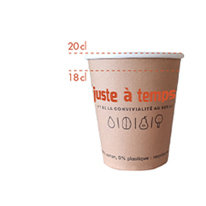 Gobelet carton JAT - 18/20cl x100 