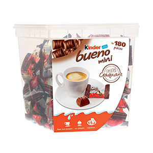 Boite de mini Kinder Bueno - KINDER - 180 chocolats