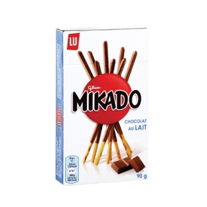 MIKADO - pocket chocolat au lait - 24 paquets de 39g