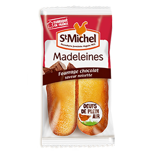 Madeleines longues chocolat noisette - ST MICHEL - x96