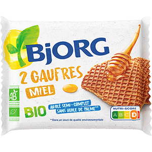 Gaufres miel - BJORG - 60g x10