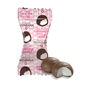 Boite de 200 guimauves chocolat - MONBANA