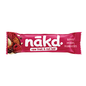 Barres de fruits framboises - NAKD - 35g x18