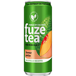 Thé glacé pêche - FUZE TEA - 33cl x24