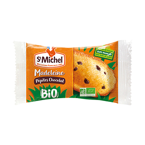Madeleines pépites de chocolat bio - SAINT MICHEL - 25g x100