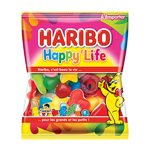 Sachets Happy Life - HARIBO - 120g x30