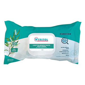 Lingettes désinfectantes - WYRITOL - x50
