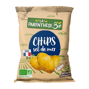 Chips sel de mer - LA PARENTHÈSE BIO - 40g x18