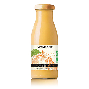 Pur jus d'orange bio - VITAMONT - 25cl x15