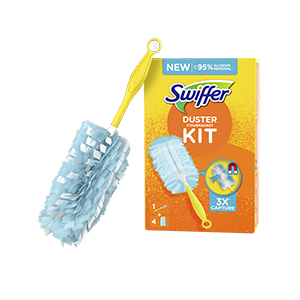 Plumeau Swiffer manche + 4 recharges