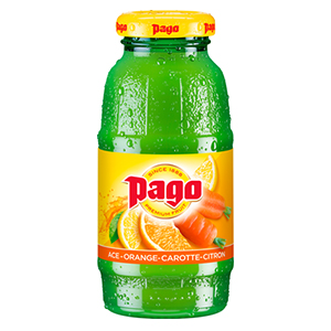 Nectar orange, carotte et citron - PAGO - 20cl x12