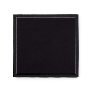 80 serviettes couleur noire - MY DRAP - 20x20cm x30