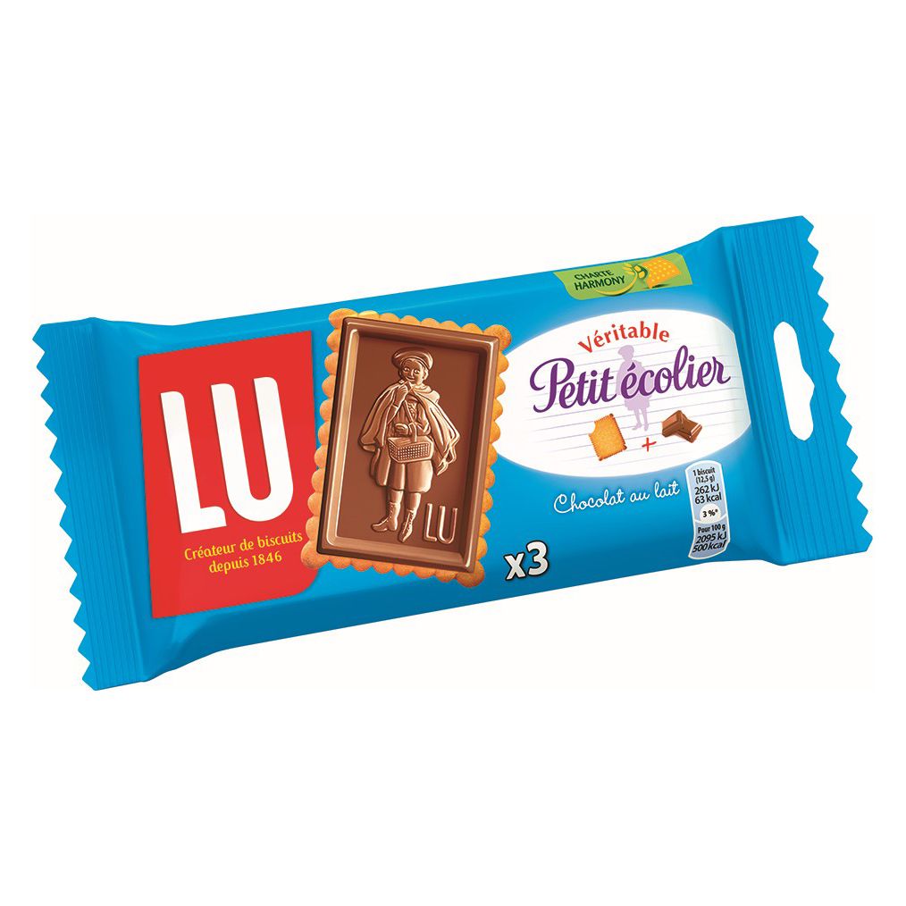 Petit écolier pocket 3 biscuits choco lait - LU - x23