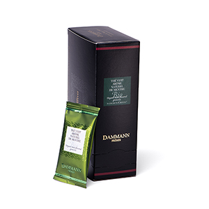 Boite de 24 sachets de thé vert aromatisé à la menthe bio - DAMMANN