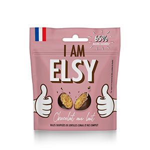 Sachets billes chocolat au lait - ELSY - 50g x16