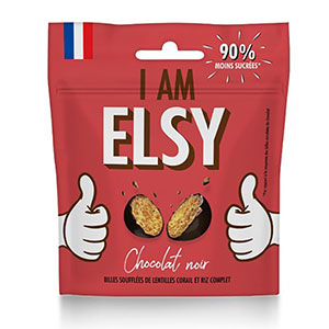 Sachets billes chocolat noir - ELSY - 50g x16