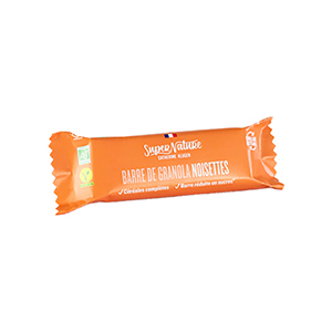 Barres granola noisettes bio - SUPERNATURE - 35g x20