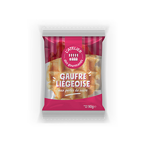 Gaufre liégeoise aux perles de sucre - L'ATELIER - 90g x24