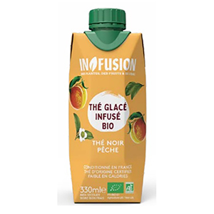 Infusion glacée Thé Noir Pêche bio - INFUSION - 33cl x12