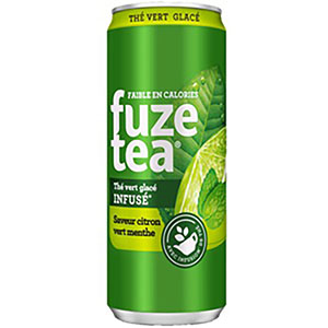 Thé glacé menthe et citron vert - FUZE TEA - 33cl x24