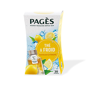 Boite de 20 sachets de thé glacé citron - PAGES
