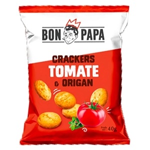 Crackers tomate - BON PAPA - 40g x50