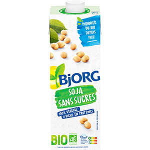 Boisson soja sans sucre - BJORG - 1L x6