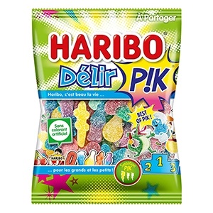 Sachet Delir PIK - HARIBO - 120g x 30