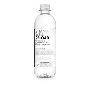 Boisson vitaminée Reload Citron - VITAMIN WELL - 50cl x 12