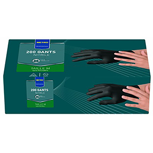 Boite de 200 gants Nitrile taille M