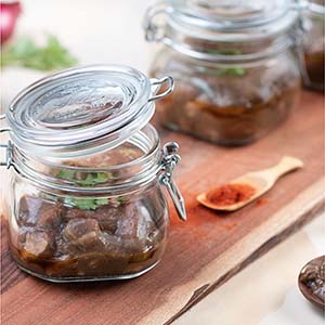 Bocal hermétique en verre - 50cl x12